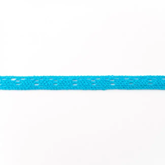 Spitze Zierband türkis Breite: 1cm Abverkauf