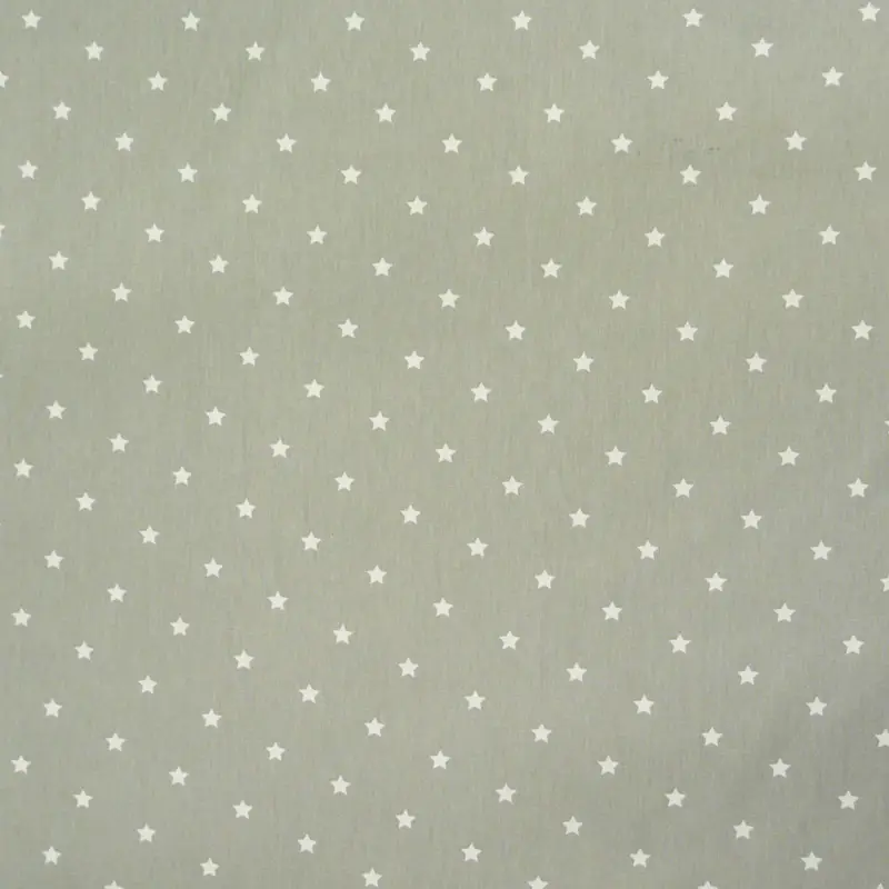 Baumwollstoff Twinkle Sterne grau weiß Stoff Gardinenstoff Dekostoff Sale