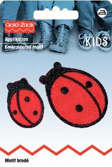 Prym Applikation Marienkäfer rot schwarz 3,5x2,5cm und 5x4cm Jetzt Bestellen