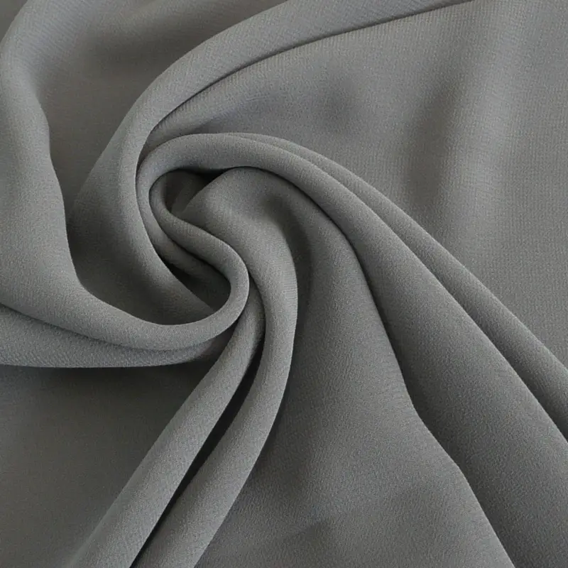 Top-Angebot Chiffon Meterware grau