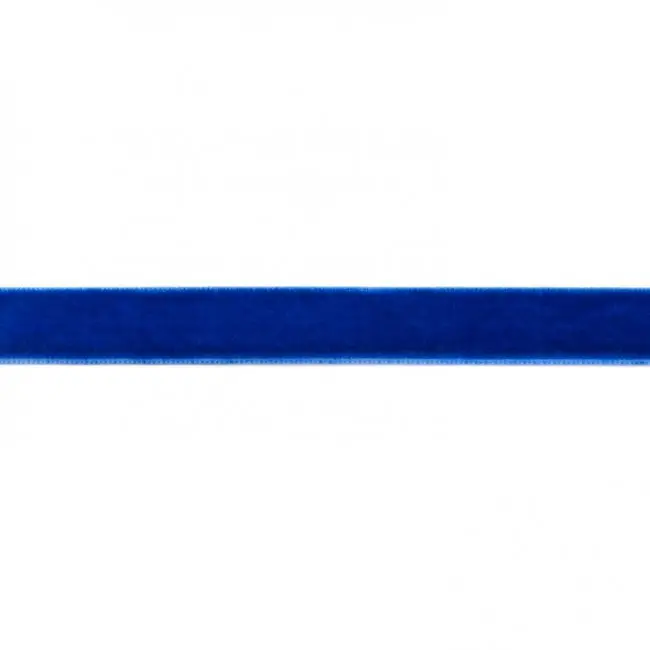 Super-Preis Samtband blau Meterware Breite: 15mm 100% Polyester