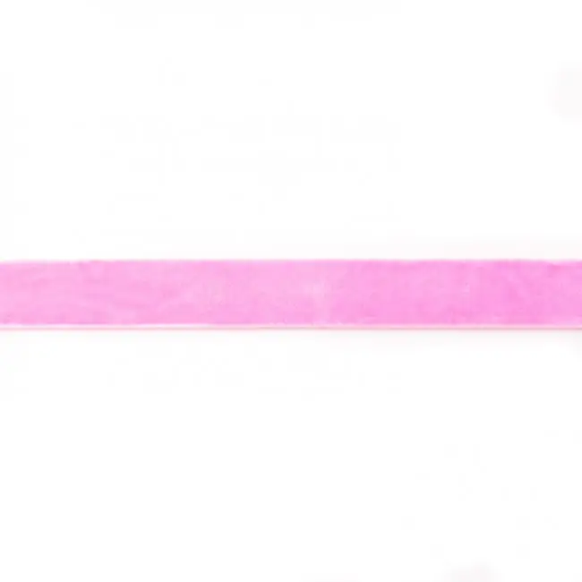 Neue Kollektion Samtband neon rosa Meterware Breite: 15mm 100% Polyester