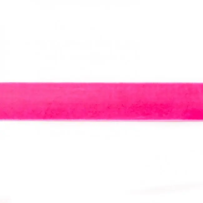 Begrenztes Angebot Samtband neon pink Meterware Breite: 25mm 100% Polyester
