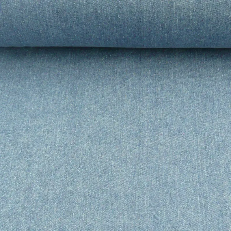 Meistverkauft Jeansstoff Stoff Stretch Jeans hellblau 9OZ