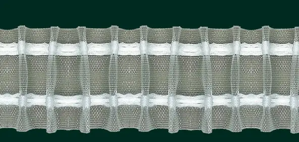 Gardinenband Faltenband Bleistiftfalte 50mm transparent 1:2,5 Top-Angebot