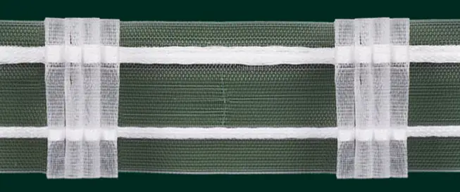Bestseller Gardinenband Faltenband 50mm transparent 5er Falte 1:2,5