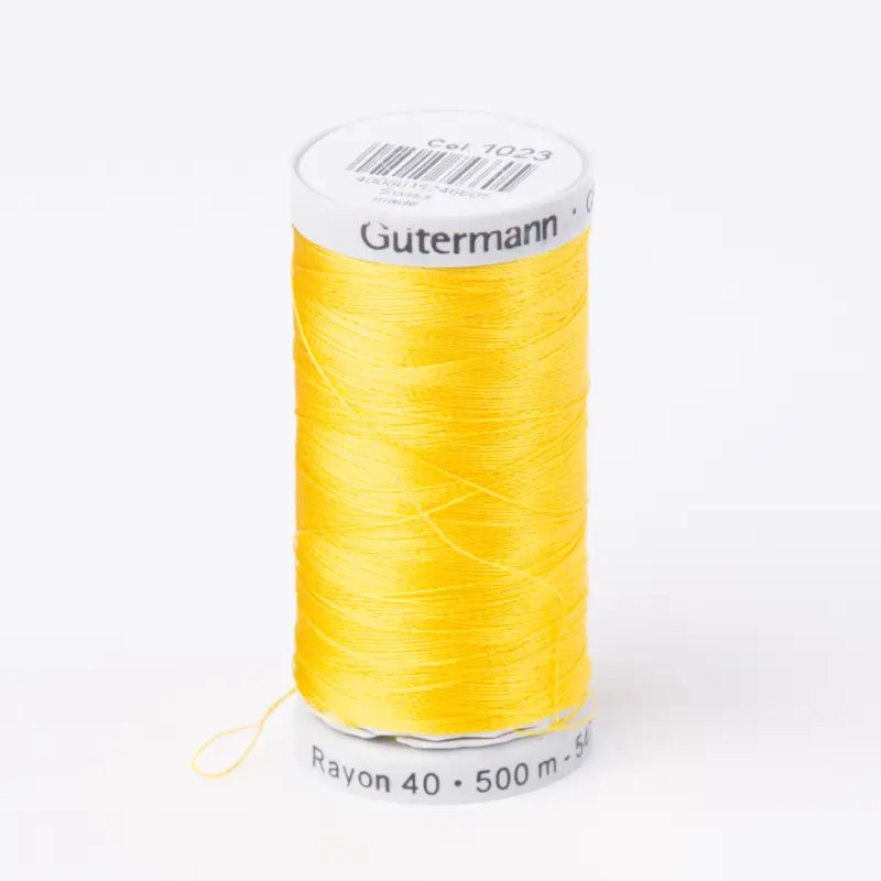 Stickgarn Farbnr. 1023 Gütermann 500 Meter/Spule Viscose Sulky Rayon 40 Letzte Chance