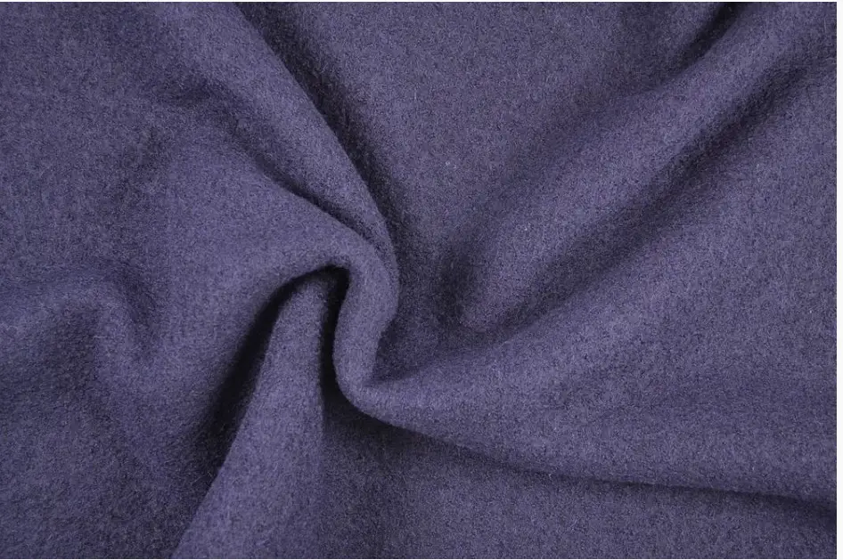 Walkloden Mantelstoff Wollstoff aus reiner Schurwolle blau 147cm Garantierte Lieferung