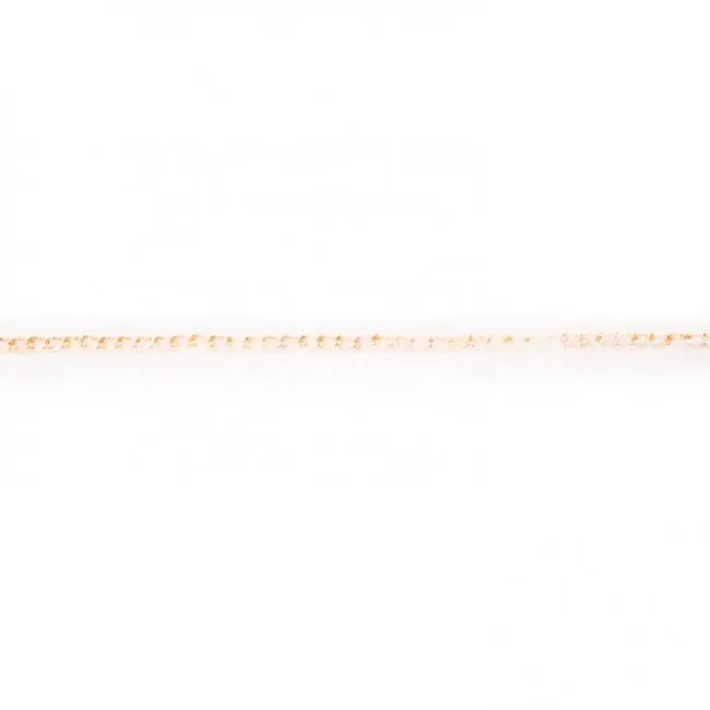 Fransenband weiß mit gold Kette Meterware Breite: 2cm Direktkauf
