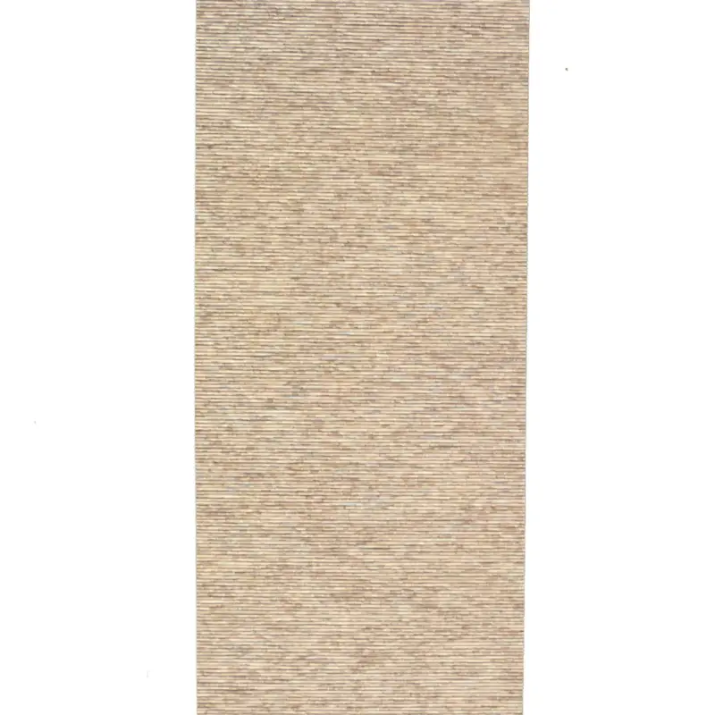 Schiebegardine Meterware Bambusoptik Streifen braun meliert 40cm Breite Begrenztes Angebot