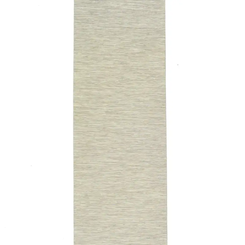 Schiebegardine Meterware Bambusoptik Streifen stein meliert 60cm Breite Markenware