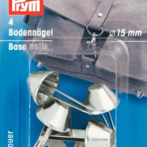 Bodennägel für Taschen 15 mm silberfarbig Sale