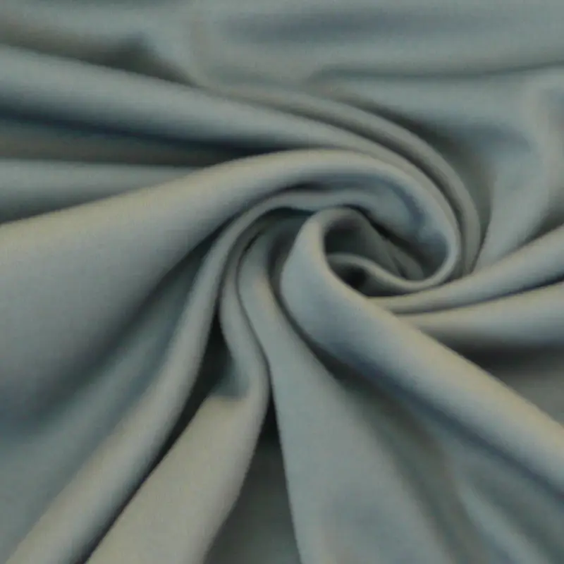 Stretch Stoff Polyester uni grau Knallerangebot