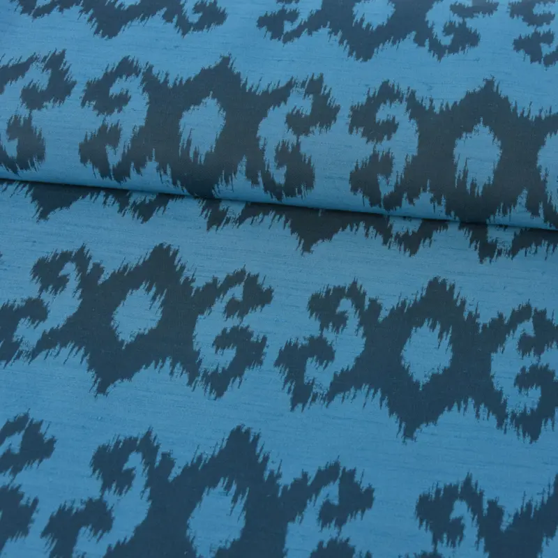 Top-Angebot Schöner Wohnen Dekostoff Batik Ornamente blau 140cm Breite