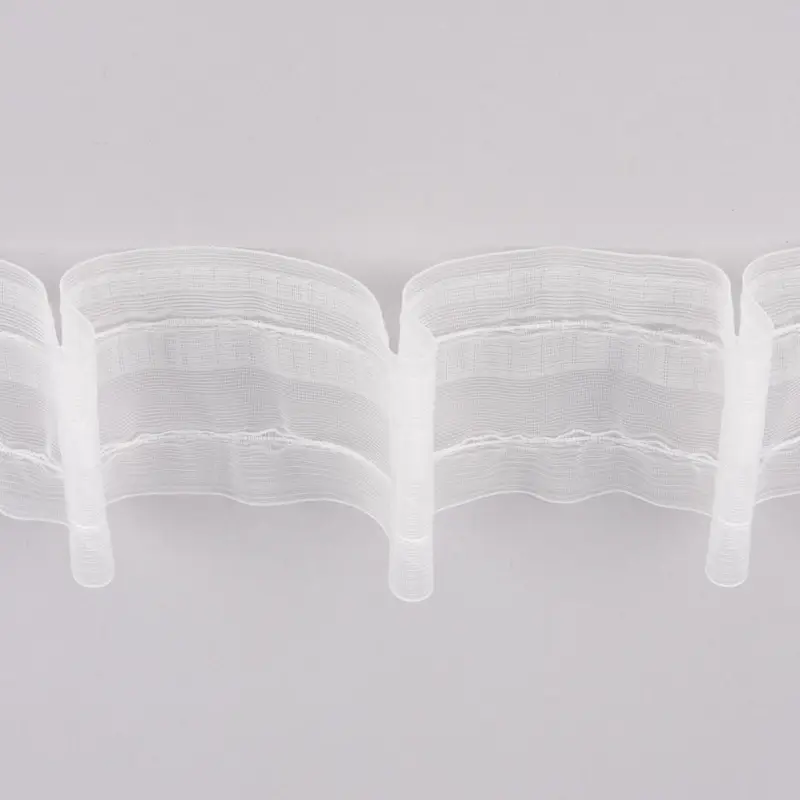 Gerster Gardinenband Faltenband 90mm volltransparent 1er Falte 1:1,5 Top-Angebot