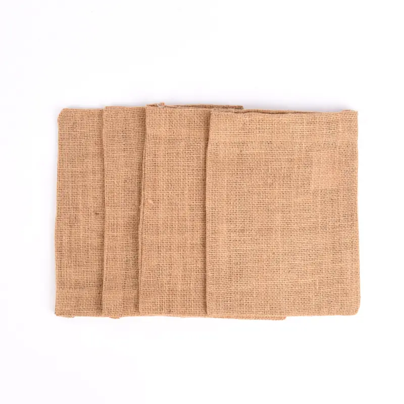 Knallerangebot Creativ Company Jutebeutel 4 Stück braun 15x20cm