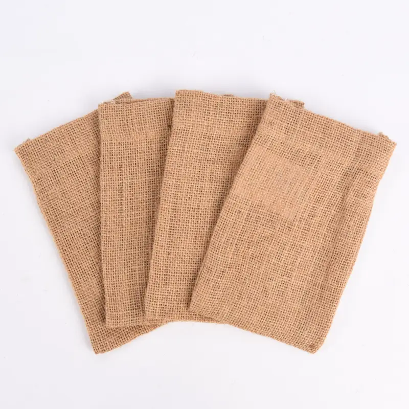 Creativ Company Jutebeutel 4 Stück braun 10x15cm Markenprodukt