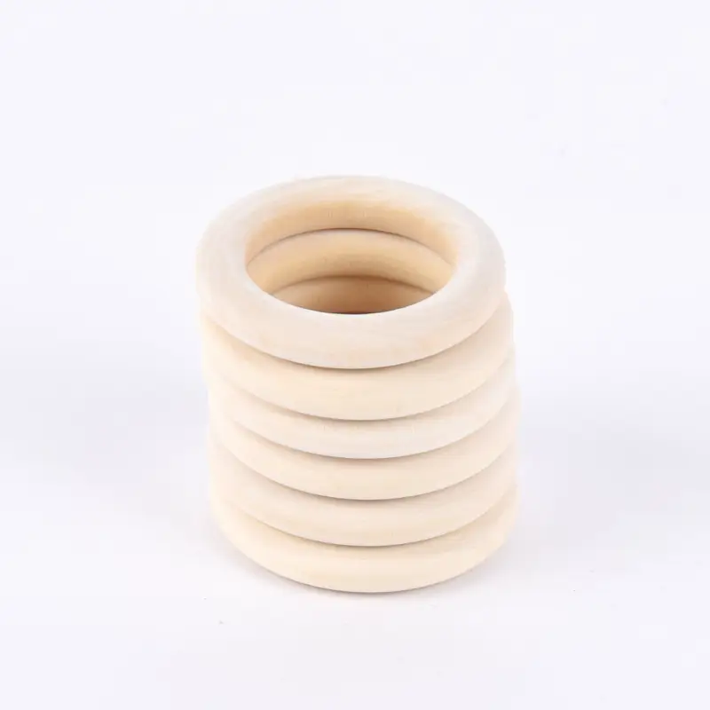 Creativ Company Holzring Gardinenring 6 Stück 5,5cm Mega-Angebot