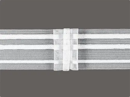 Jetzt Bestellen Gerster Faltenband Gardinenband 3er Falte transparent mit Zugverhältnis 1:2,5 in 50mm breit