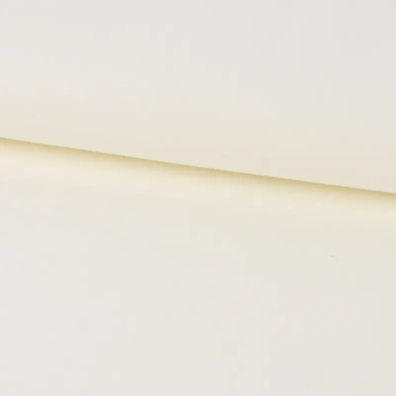 Knallerangebot Bekleidungsstoff Baumwollstoff Flanell dünn uni creme 1,42m Breite