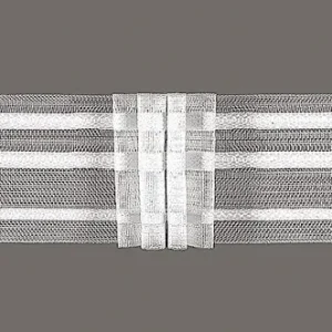 Preis Gesenkt Gerster Faltenband Gardinenband 4er Falte transparent mit Zugverhältnis 1:3 in 50mm breit