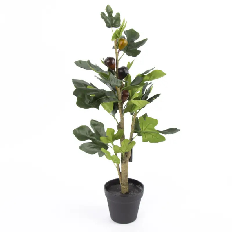 Abverkauf Kunstpflanze im Topf Feige grün 60cm