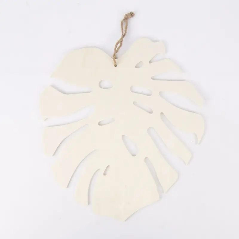 Neue Kollektion Creativ Company Dekohänger Monstera Blatt groß Holz 34x36cm