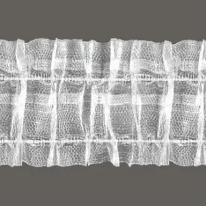 Preis Gesenkt Gerster Faltenband Gardinenband Universalband volltransparent in 50mm breit