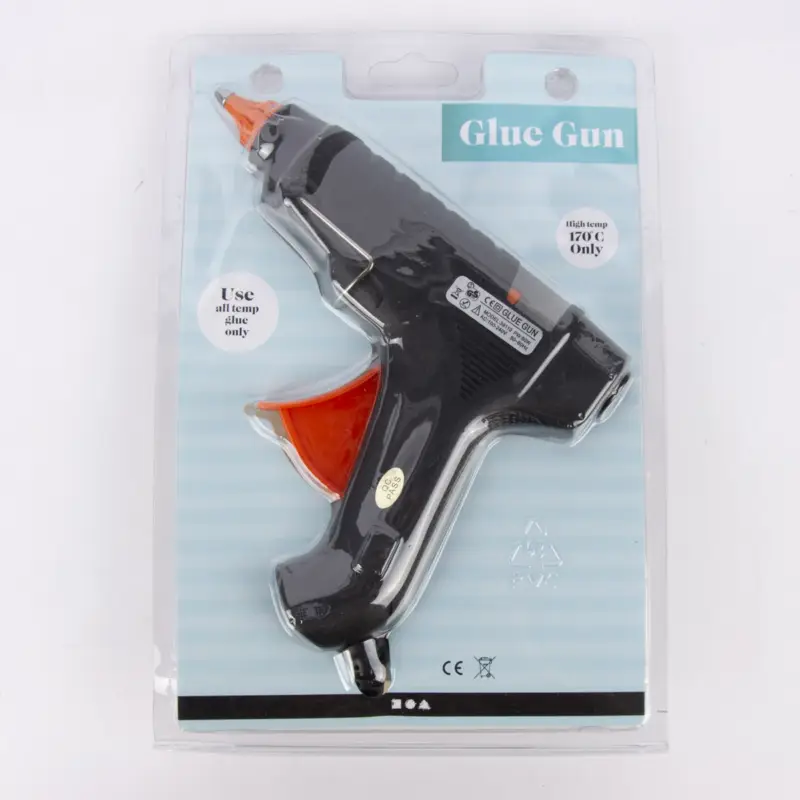 Creativ Company Klebepistole Hochtemperatur mit 2 Klebesticks 18cm Highlight