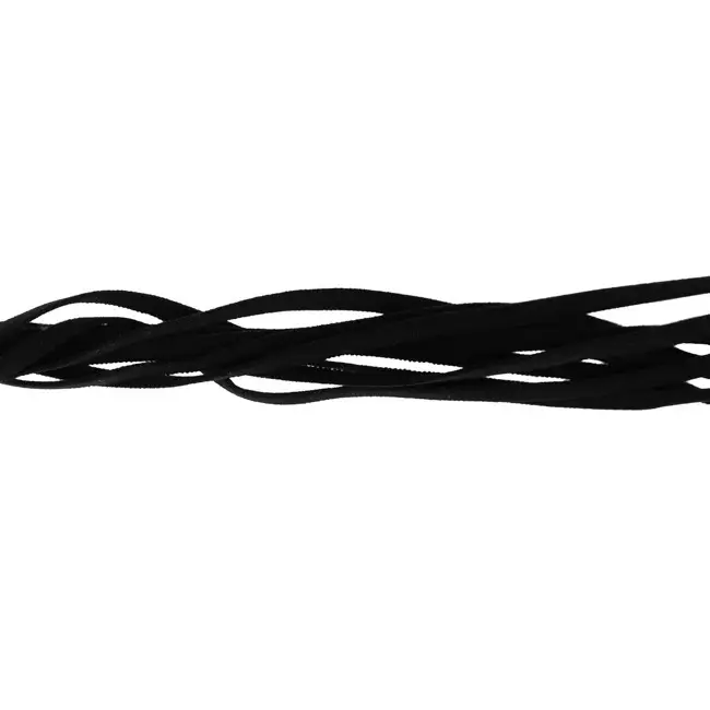 Rundgummi Gummikordel Extraweich Gummi Band rund schwarz Breite: 5mm Preisknaller