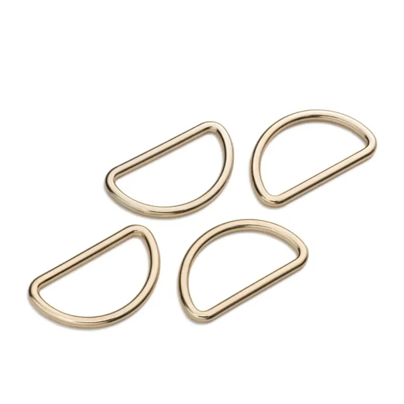 Prym Halbrundringe D-Ringe 30mm new gold 4 Stück Letzte Chance