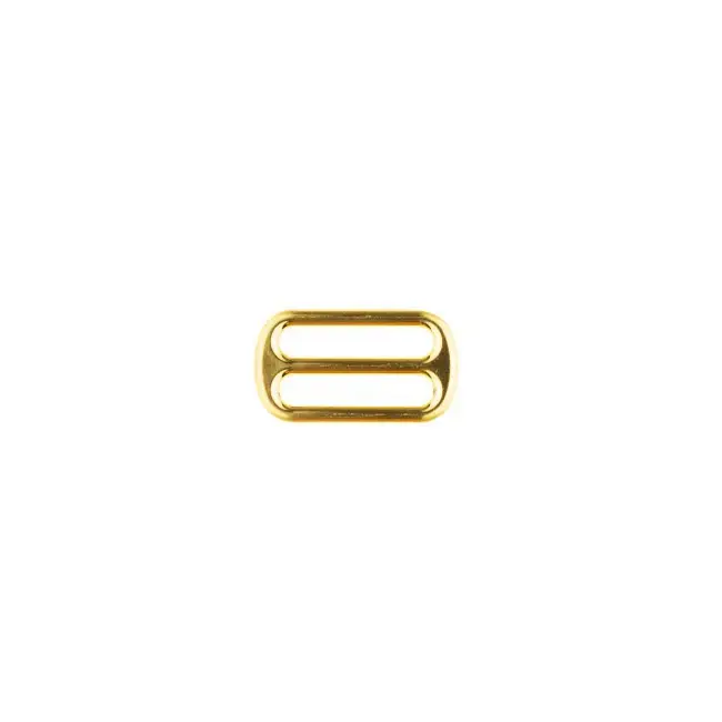 Leiterschnalle Verstellschnalle Dreisteg Gurtversteller Metall goldfarbig 25mm Sonderangebot