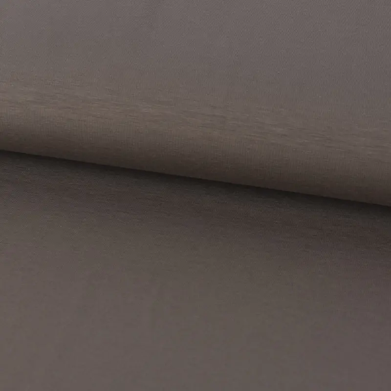Zertifiziert Bambusjersey Jersey extraweich einfarbig taupe schlamm 1,50m Breite