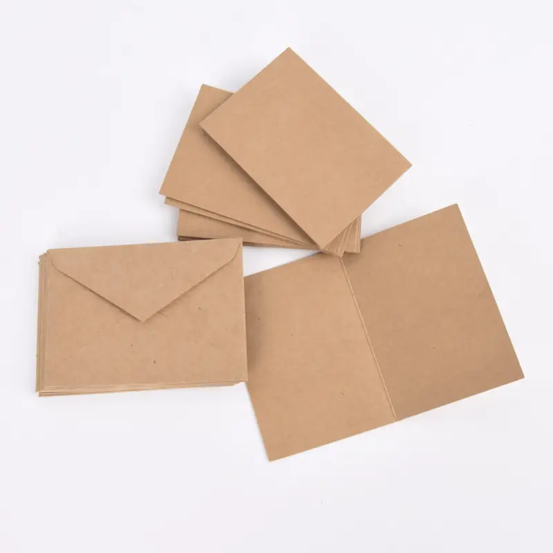 Neu Rico Design Kartenset Basic C7/A7 30teilig Kraftpapier