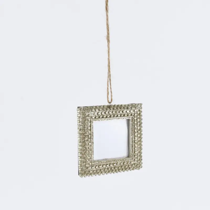 Sichere Zahlung Rico Design kleiner Bilderrahmen zum Aufhängen Kunststoff gold 7x7cm