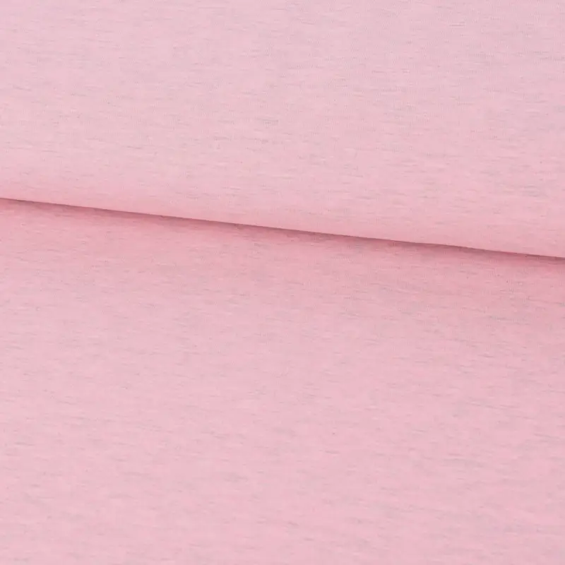 Baumwolljersey Jersey Melange rosa meliert 1,5m Breite Aktuell