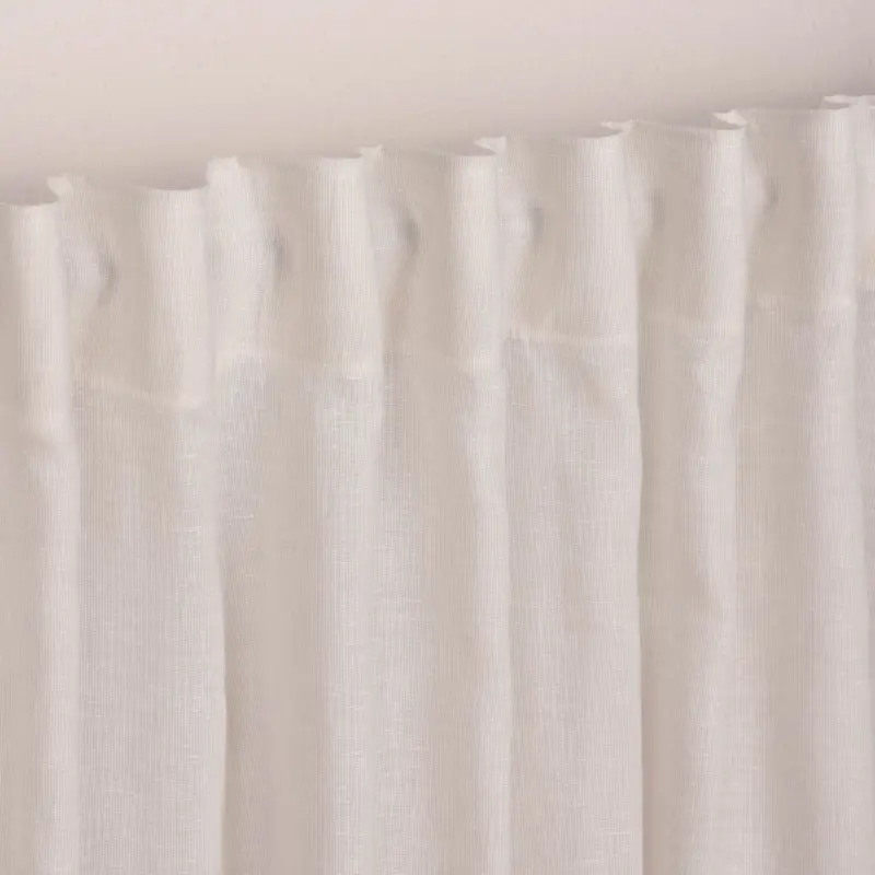 SCHÖNER LEBEN. Gardine Leinenstruktur EASY LINEN natur 140cm breit und 280cm hoch oder Wunschhöhe Billig