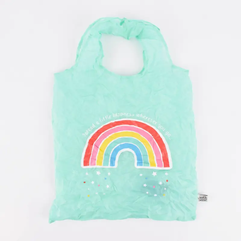 Highlight Sass & Belle Einkaufstasche faltbar Regenbogen bunt 36x55cm
