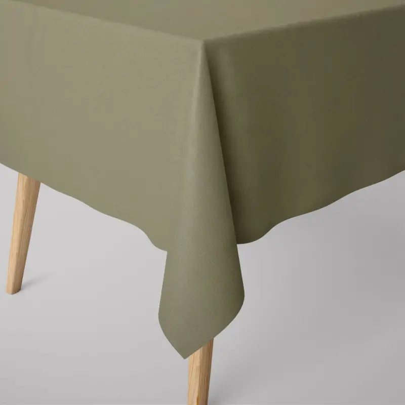 Jetzt Bestellen SCHÖNER LEBEN. Tischdecke Waffelrelief Kästchenstruktur uni khaki-grün verschiedene Größen