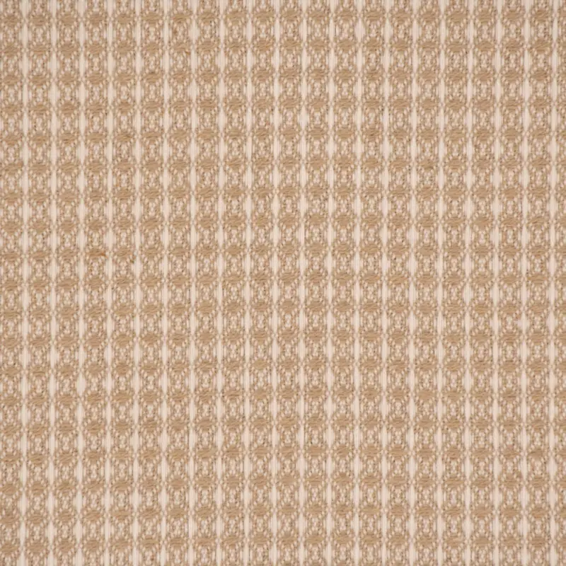 Dekostoff Waffelrelief Kästchenstruktur Honeycomb beige 1,30m Breite Markenware
