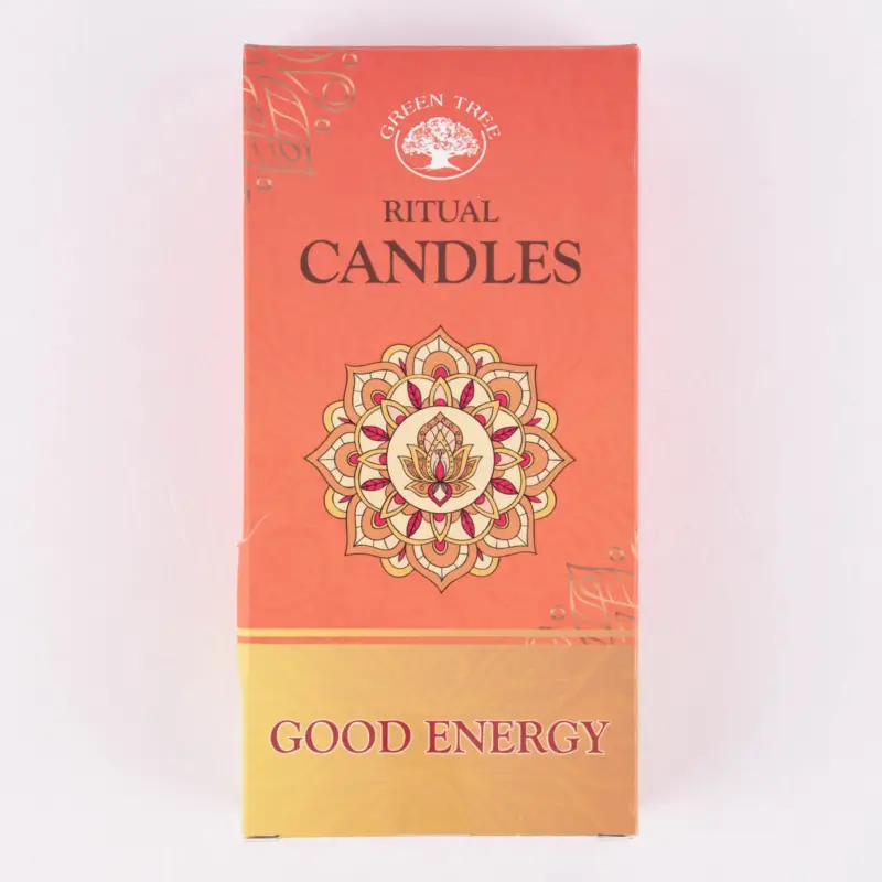 Ritual Kerzen Meditationskerzen Good Energy orange 10 Stück 13x1cm Heißes Angebot