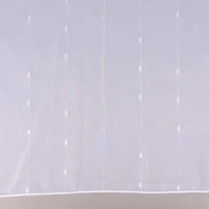 Gardinenstoff Gardinenstores transparent Scherli Kästchen mit Bleiband weiß beige 280cm Höhe Jetzt Bestellen