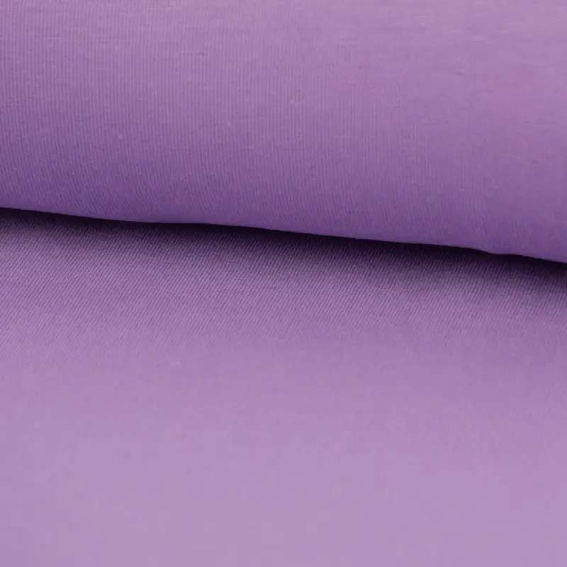 Neue Kollektion Baumwolljersey Melange Jersey einfarbig violett meliert 1,45m Breite
