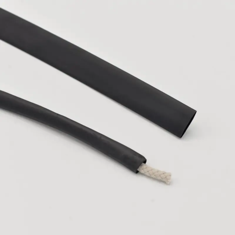 Schrumpfschlauch für Kordelenden schwarz Breite: 20mm 1 Meter Sofort Bestellen