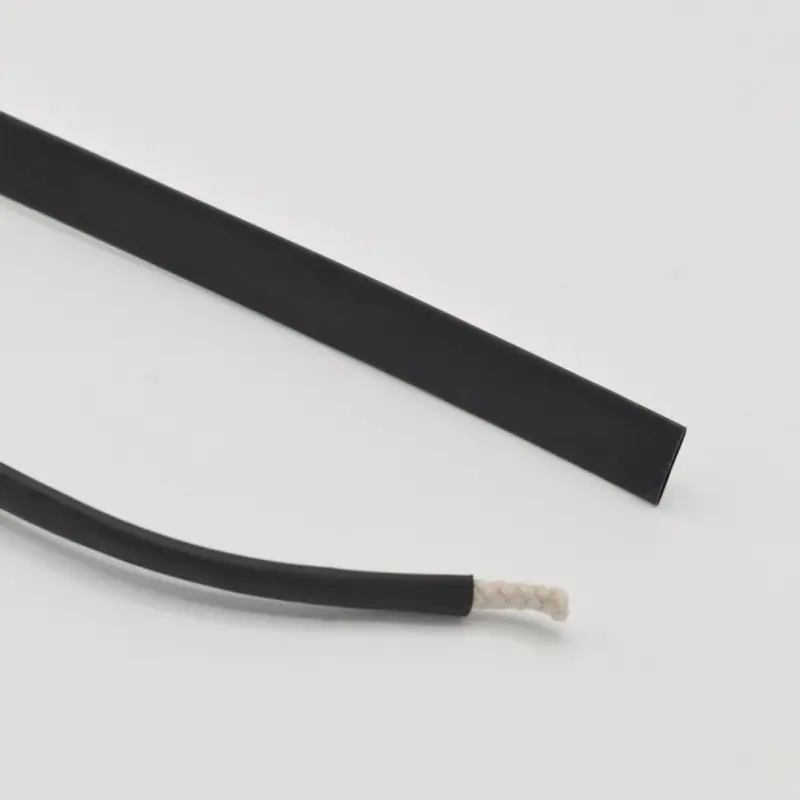 Schrumpfschlauch für Kordelenden schwarz Breite: 17mm 1 Meter Günstig