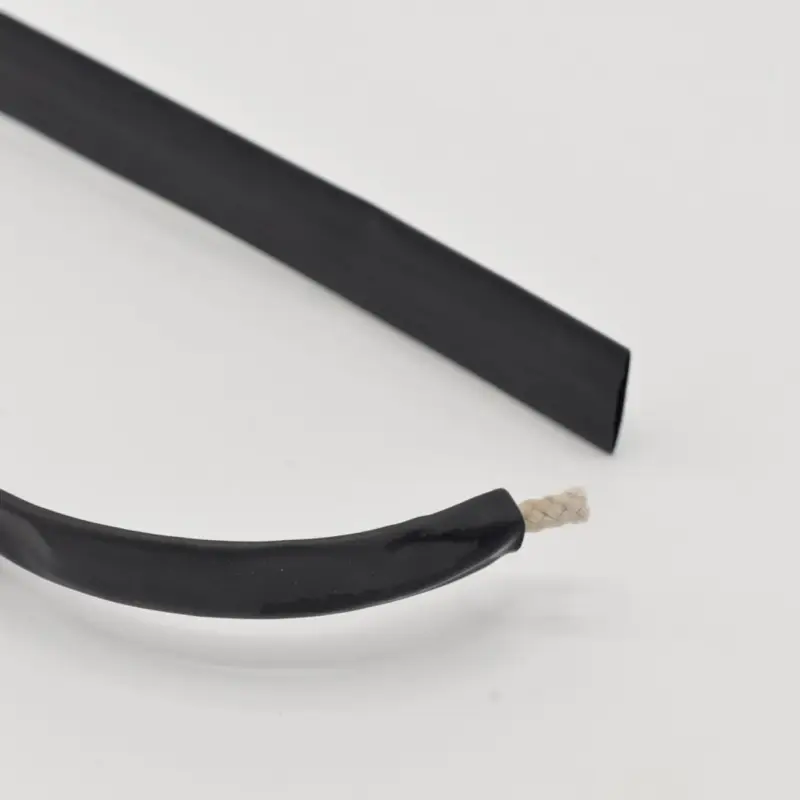Schrumpfschlauch für Kordelenden schwarz Breite: 24mm 1 Meter Top-Seller