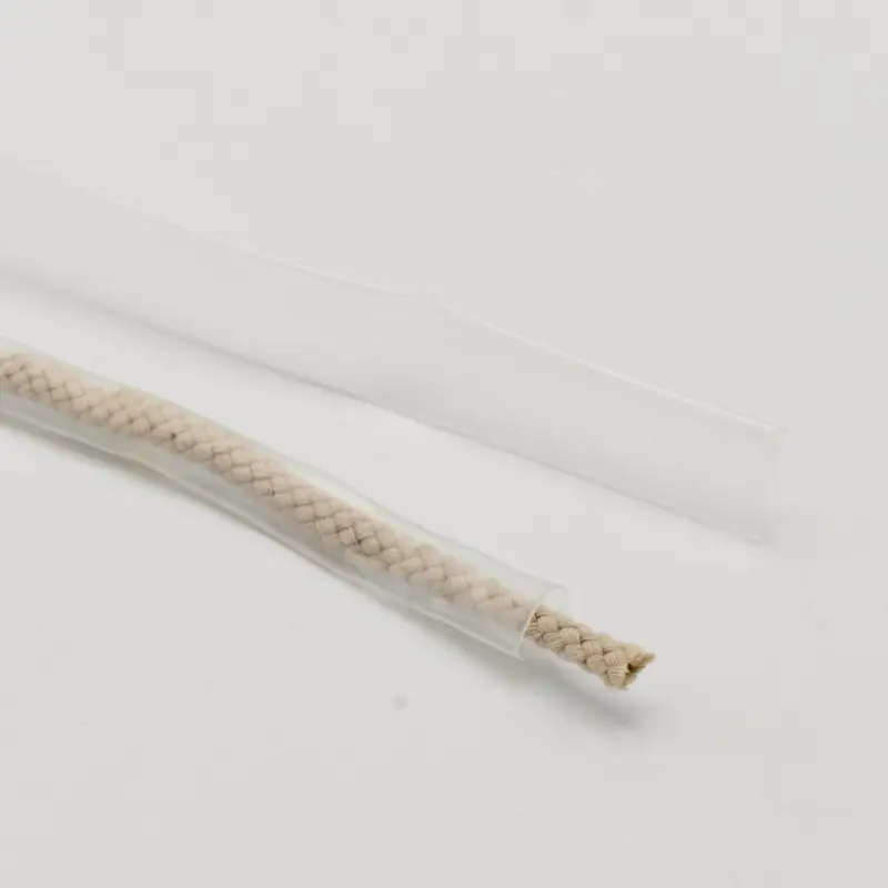 Bestpreis Schrumpfschlauch für Kordelenden transparent Breite: 17mm