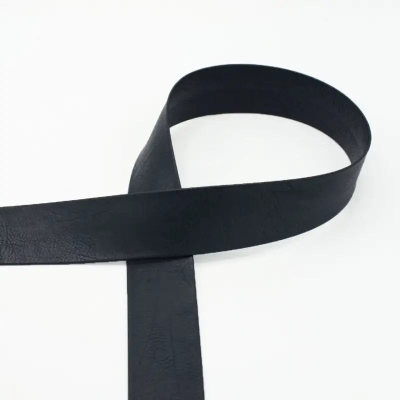 Kunstlederband navy blau Breite: 4cm Highlight