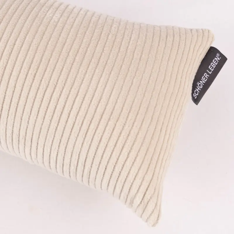 Expressversand SCHÖNER LEBEN. Zugluftstopper Cord Baumwolle grob helles beige verschiedene Größen von SCHÖNER LEBEN.