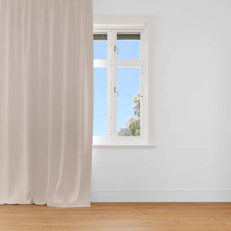 Direkt Vom Hersteller Thermovorhang Verdunkelung Kälteschutz Doppelgewebe beige natur 245cm oder Wunschlänge von SCHÖNER LEBEN.